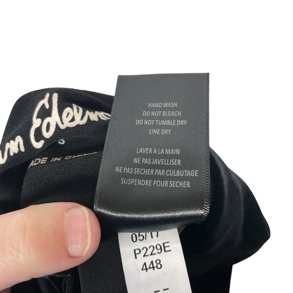 NWT Sam Edelman High Waisted Velvet Leggings in Black Size S - Picture 9 of 11